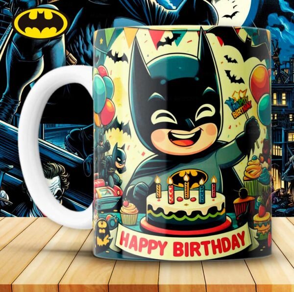 Taza Capitán Batman Birthday