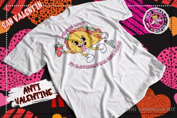 Playera Anti Valentin Tacos