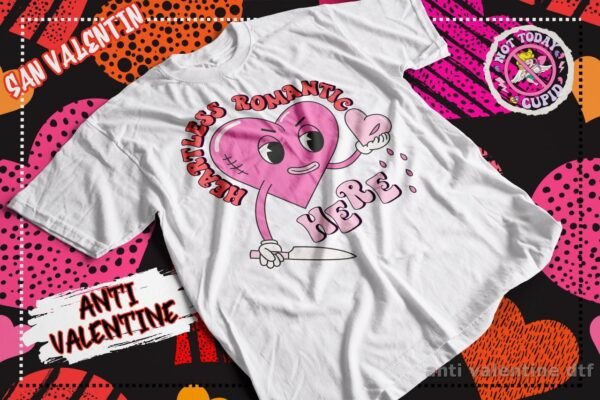 Playera Anti Valentin Heartless