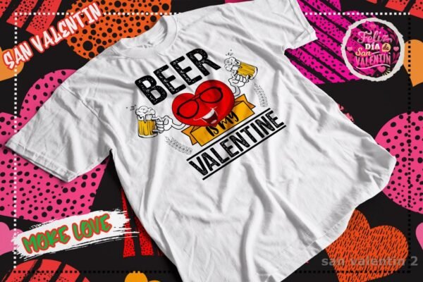 Playera San Valentin Beer