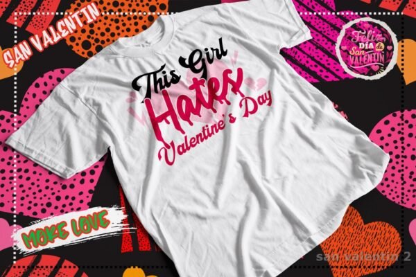 Playera San Valentin Hater