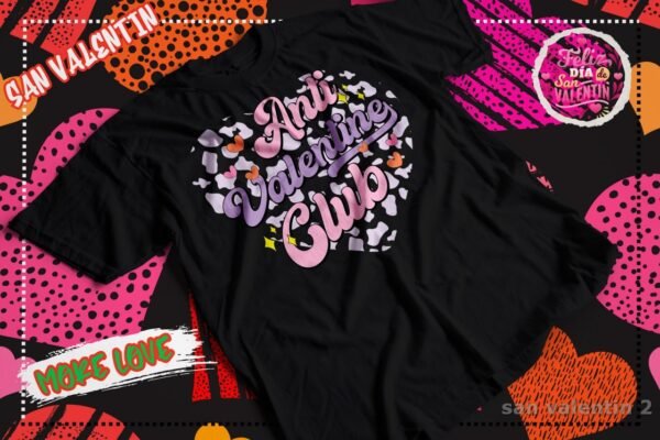 Playera San Valentin Anti Club