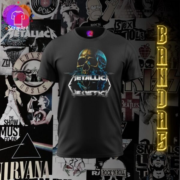 Playera Metall Skull